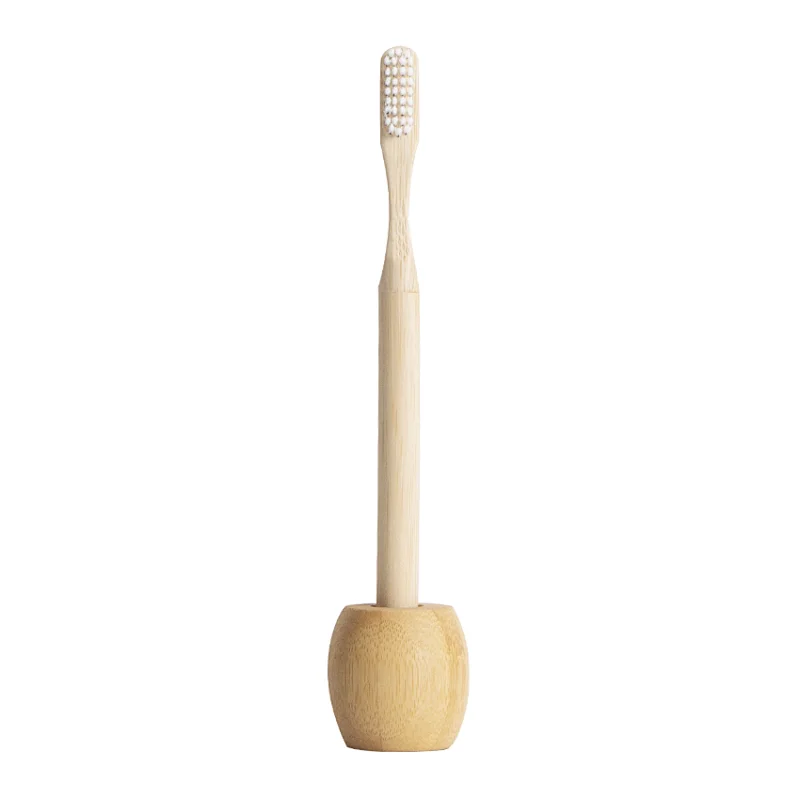 Custom Bamboo Toothbrush With Removable Toothbrush Head