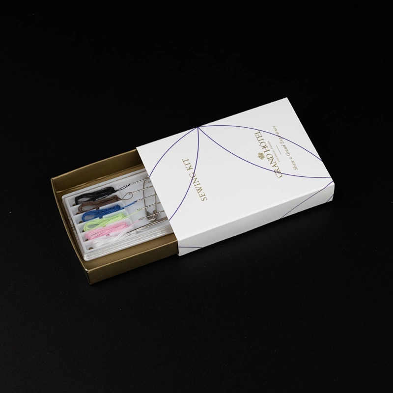 Drawer Paper Box Package Luxury Hotel Guest Room Amenities Kit