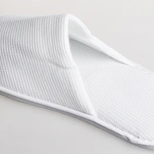 Custom White Hotel Guest Slipper