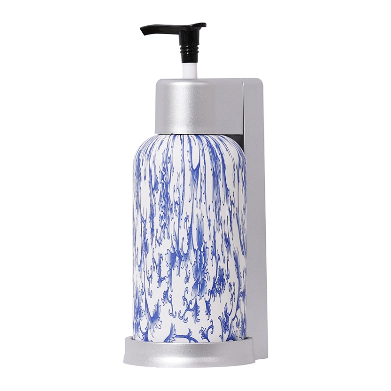 ABS Liquid Dispenser Bracket Wall Mounted Single Bottle Dispenser Bracket