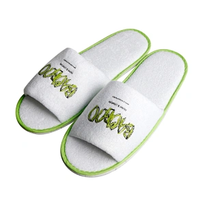 Spa Guest Room Open Toe Unisex Hotel Slippers