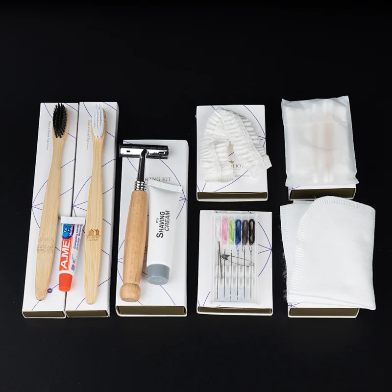 Drawer Paper Box Package Luxury Hotel Guest Room Amenities Kit