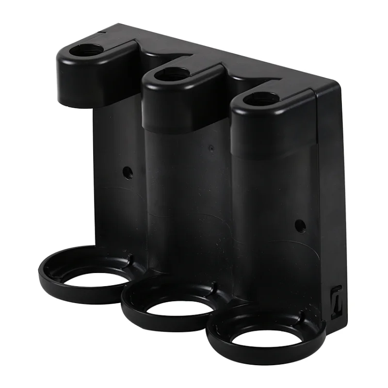 ABS Liquid Dispenser Bracket Wall Mounted Three Bottles Dispenser Bracket