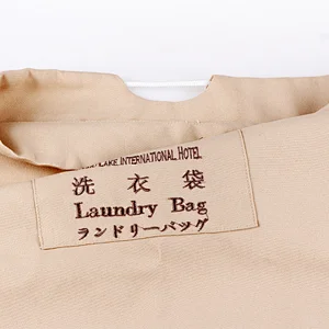 Reusable Portable Travel Hotel Drawstring Laundry Bag