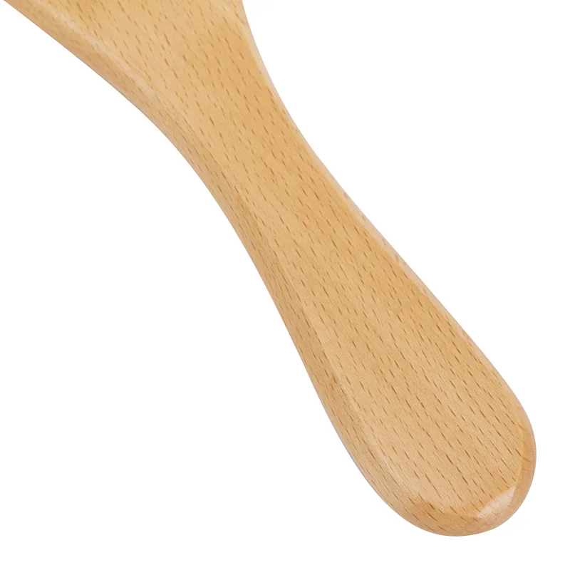 Custom Logo Anti-static Wooden Comb Hair Brush