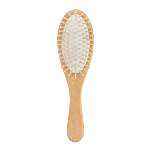Custom Logo Anti-static Wooden Comb Hair Brush