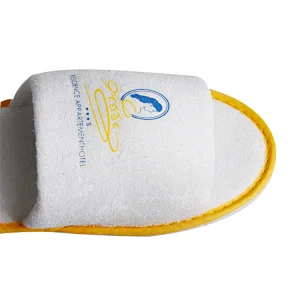 Hotel Customized Logo Closed Toe Disposable Slippers for Hotel