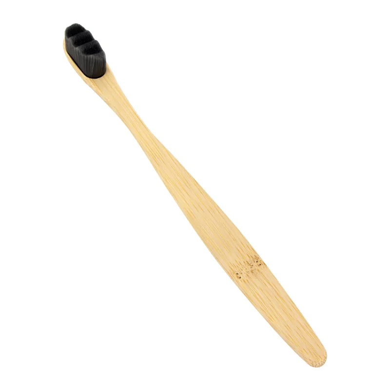 Bamboo Toothbrush With Black Ultra Soft Bristles
