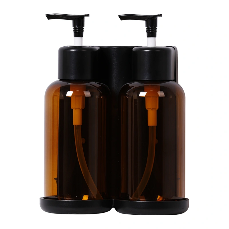 ABS Liquid Dispenser Bracket Wall Mounted Pump Bottles Liquid Dispenser Bracket