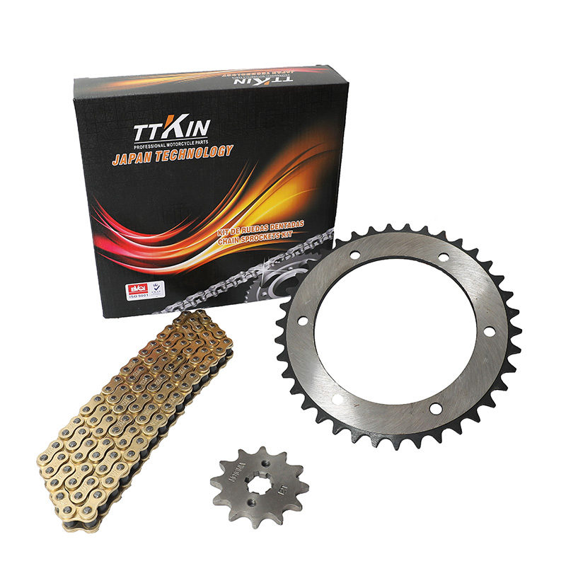 kit de rueda dentada de cadena de motocicleta