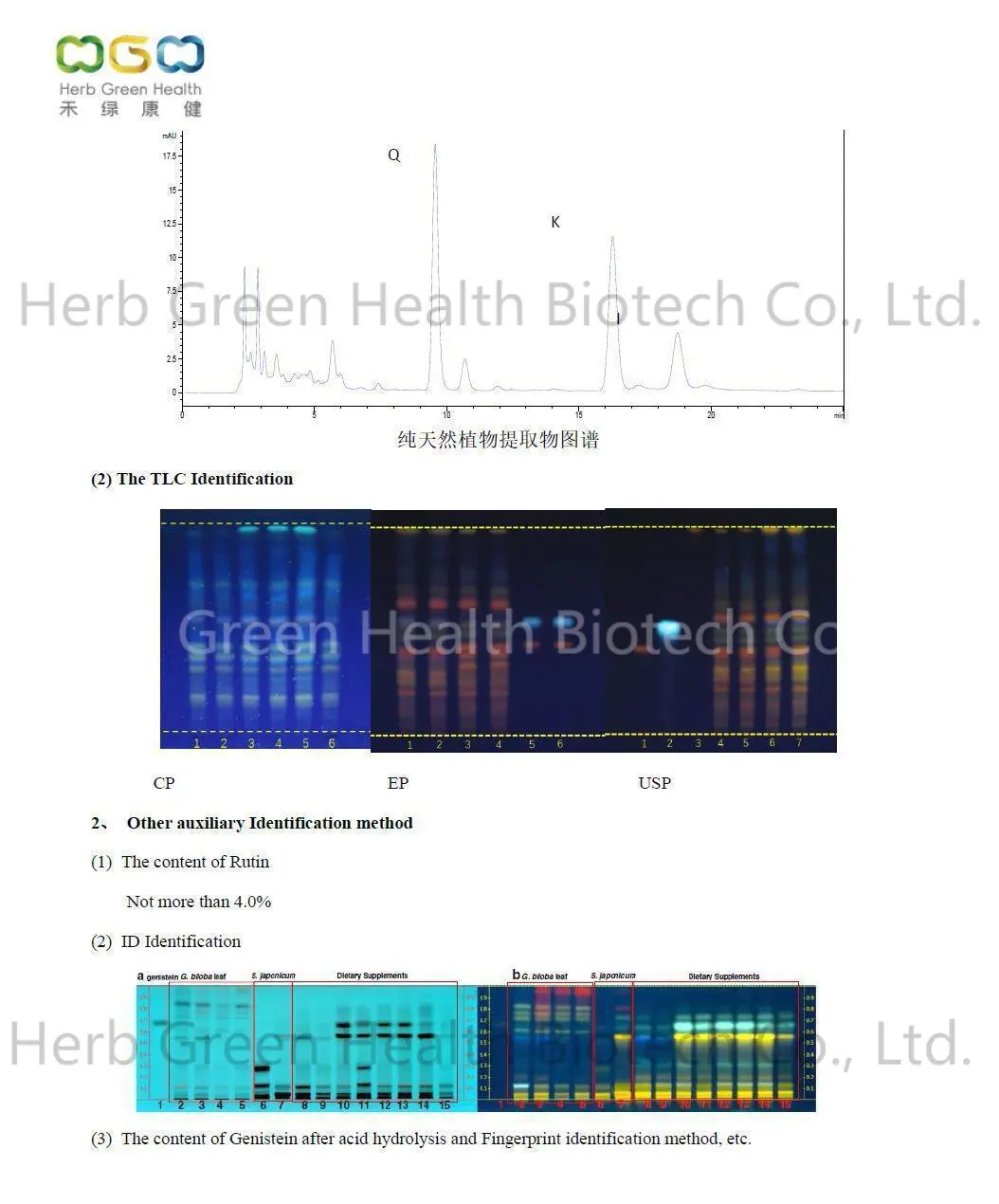 Organic Ginkgo Biloba Extract
