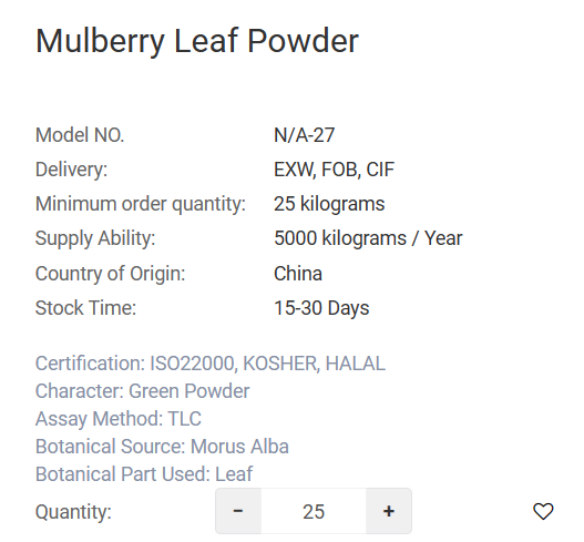 Mulberry Leaves