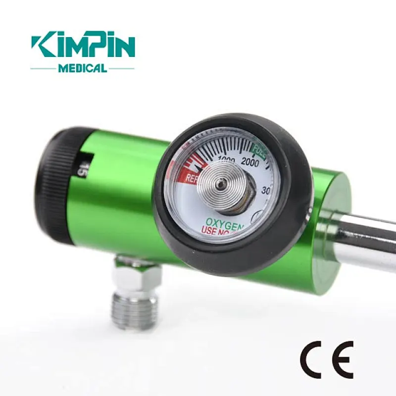 Oxygen Pressure Regulator With DISS or BARB Outlet