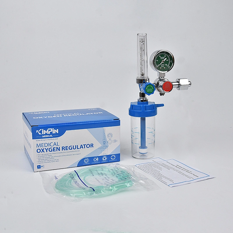 YR-86 Factory Direct Economical Bull Nose Medical Oxygen Regulator Inhaler With Buoy Type Flowmeter