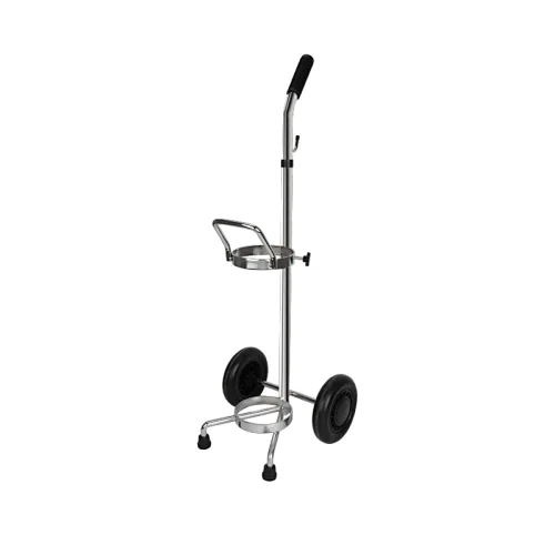 Single Oxygen Bottle Cart