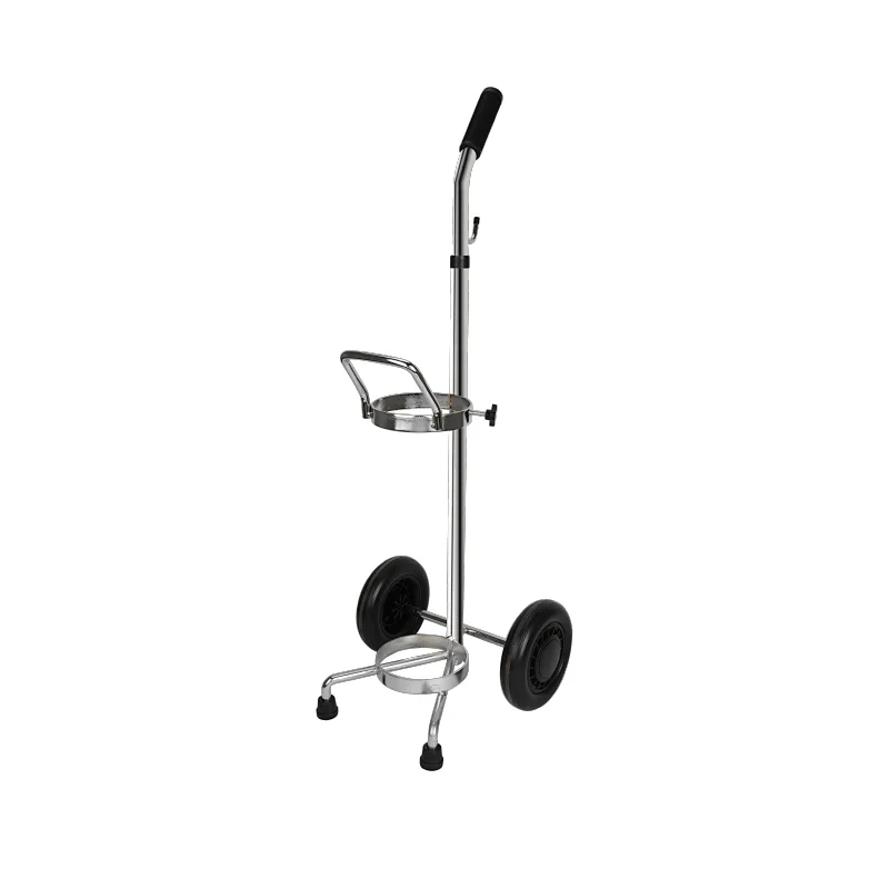 Single Oxygen Bottle Cart