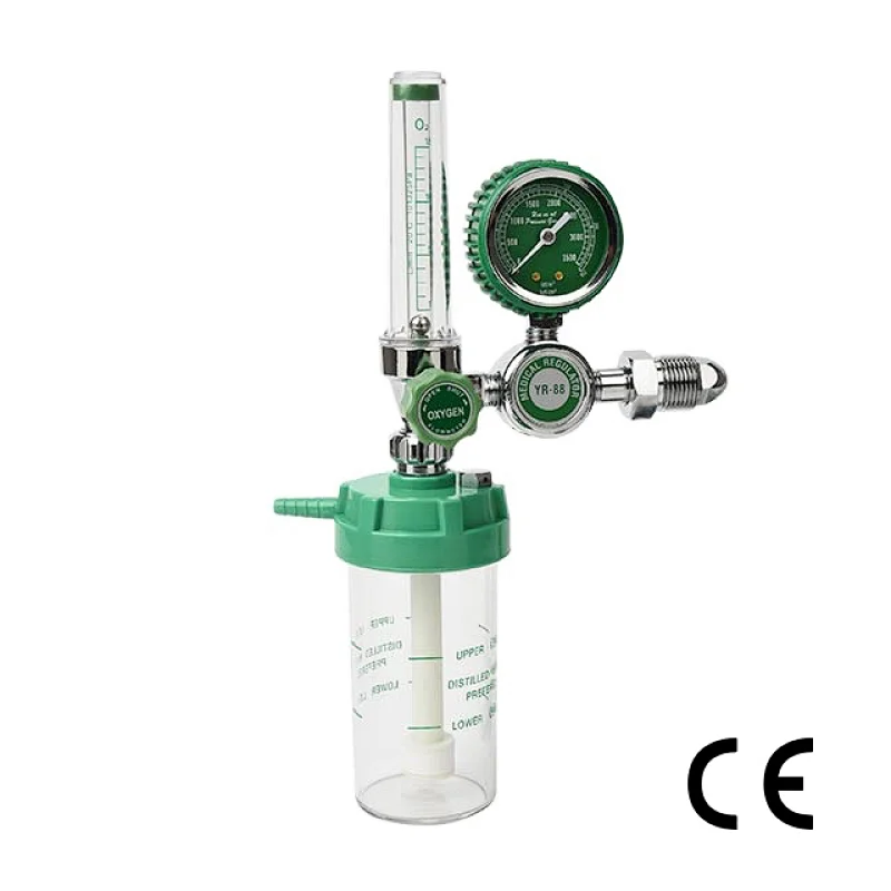 medical regulator oxygen with humidifier