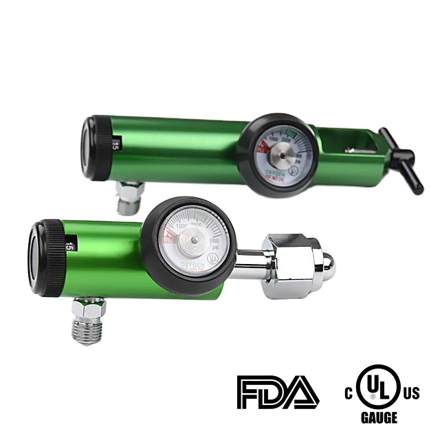 Mini Oxygen Regulator Latex Free 0 15 Liters per Minute