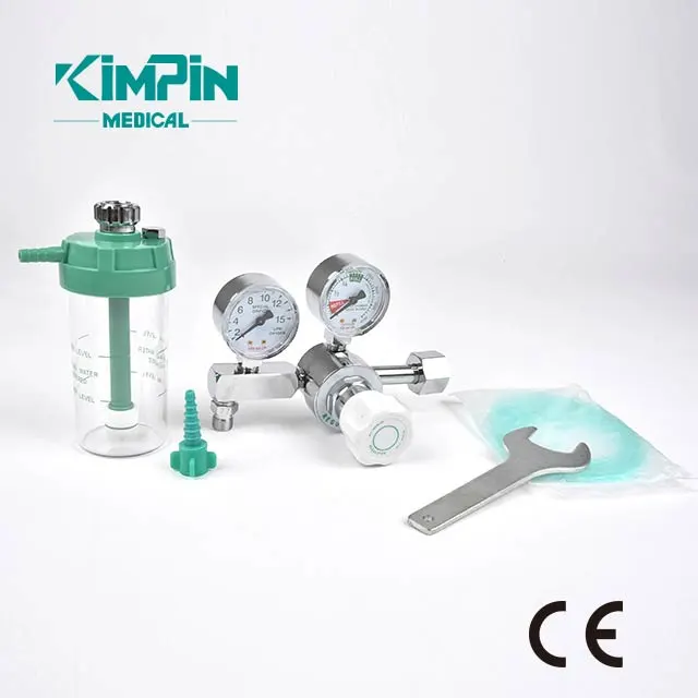 Western style medical oxygen regulator using oxygen cylinder for hospital