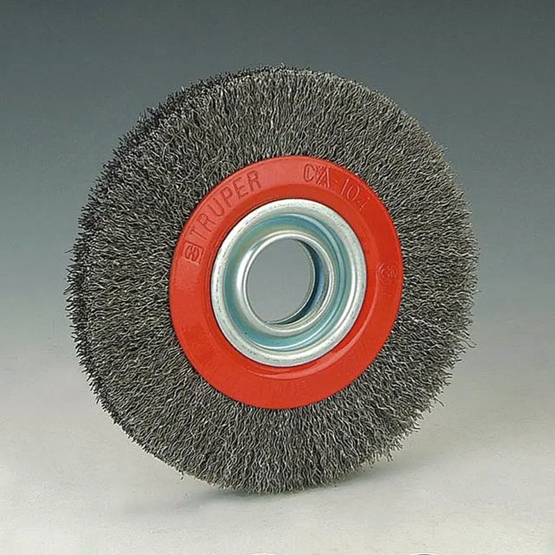 Flat-shaped wire wheel crimped wire brush crimped wire cup brush
