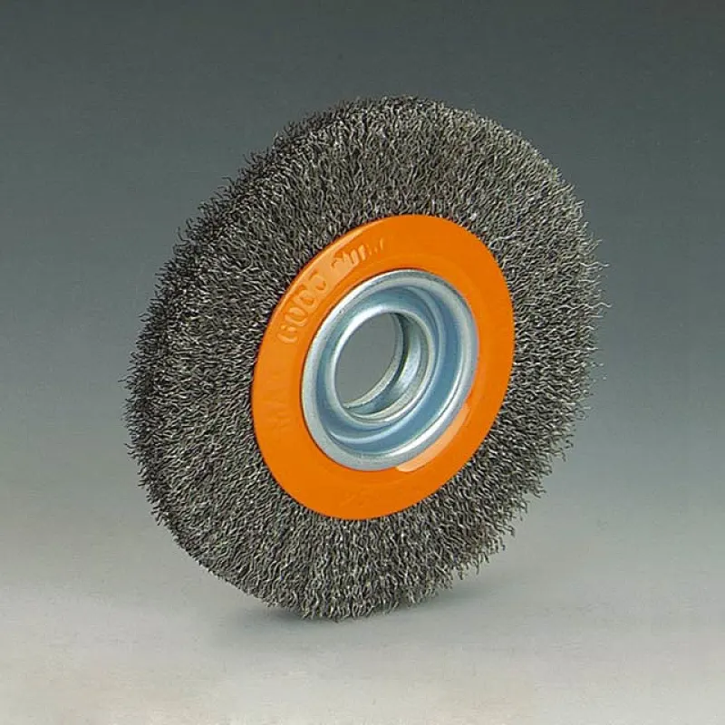 Flat-shaped wire wheel crimped wire brush crimped wire cup brush