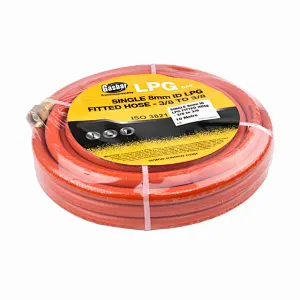 AGA approved gas hose With temperature gauge foldable legs