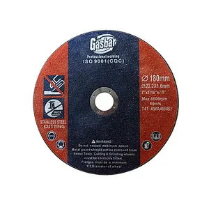 Cutting discs suitable for stainless steel and metal