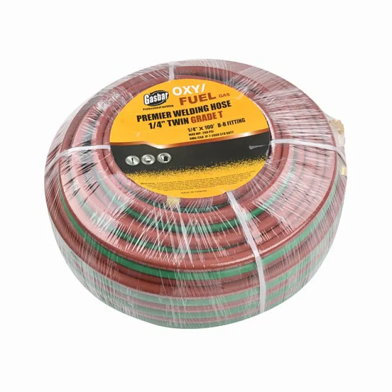 Flexible Grade T Rubber Twin Gas Welding Hose