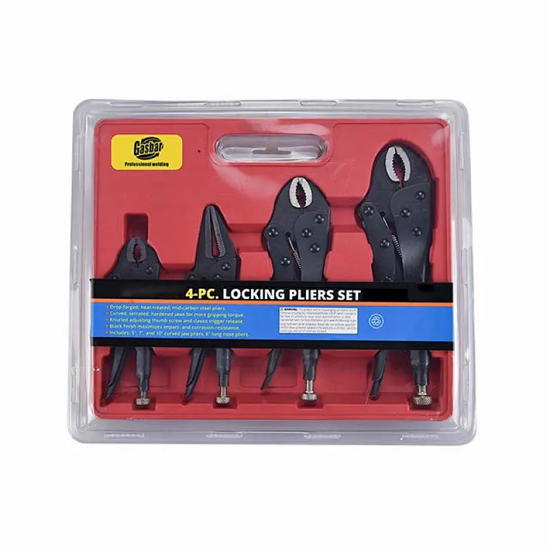 4-Piece Locking Pliers Set