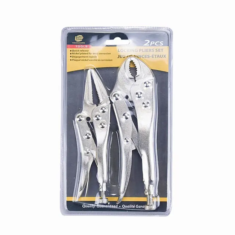 2-Piece Locking Pliers Set