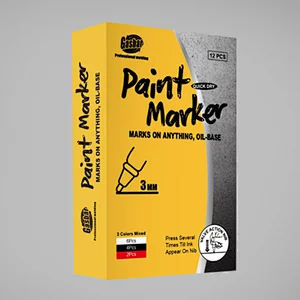 MIXED Paint Marker Pens-Permanent Oil Based Paint Markers, Medium Tip, Quick Dry and Waterpro of Assorted Paint Marker for Rock, Wood, Fabric, Plastic, Canvas, Glass, Mugs, Canvas, Glass.