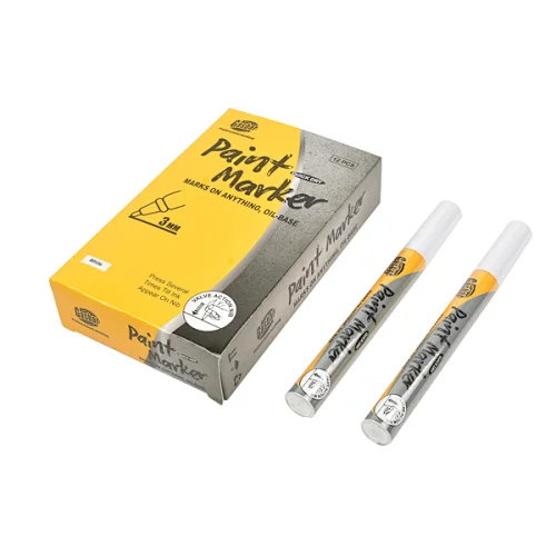 Paint Marker Pens-Permanent Oil Based Paint Markers, Medium Tip, Quick Dry and Waterpro of Assorted Paint Marker for Rock, Wood, Fabric, Plastic, Canvas, Glass, Mugs, Canvas, Glass.