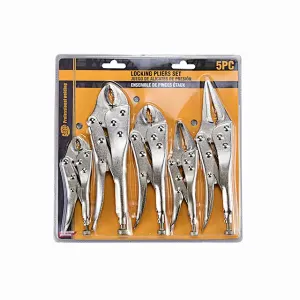 5-Piece Locking Pliers Set