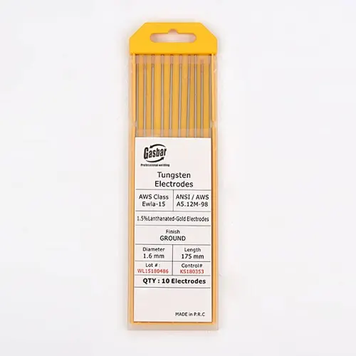 Length 175mm TIG Tungsten Electrode WL20 2.0mm Rods For Welding