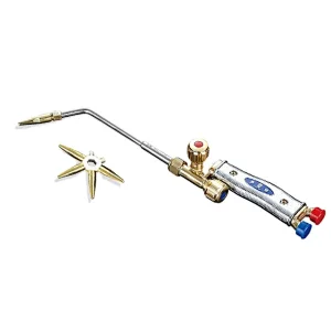 Japanese Type High Quality Full Brass Gas Welding Torch With 5 Welding Nozzles