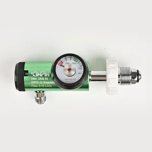 YR-108-G5/8 Medical Oxygen Regulator Click Style G5/8 Connection 15LPM Gas Reducer