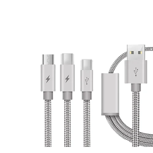 Data Cable 3 in 1 Charging Cable 3 in 1 USB Cable for Iphone Android Type C