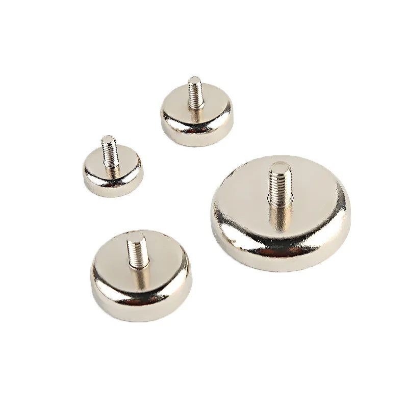 neodymium pot magnet with external thread manufacturer