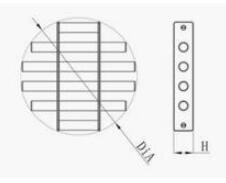 Round Neodymium Grate Magnet Sketch