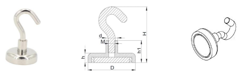 Neodymium Hook Magnets SWNE series
