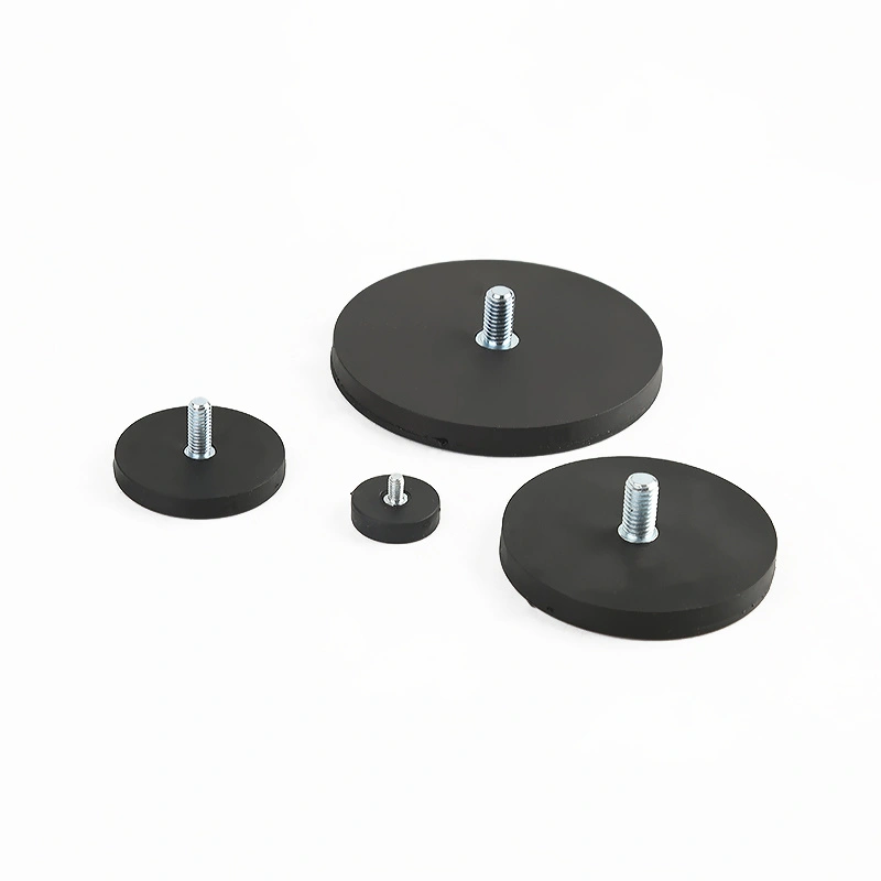China rubber covered magnets