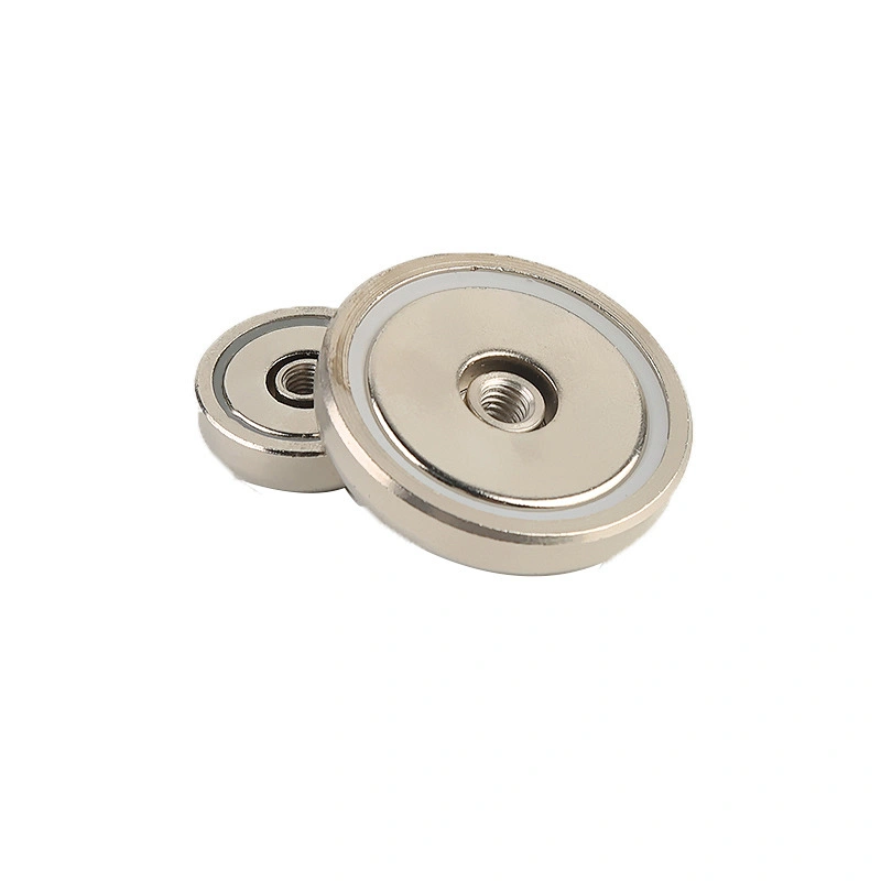 Neodymium Cup Magnet with Flat Internal Thread