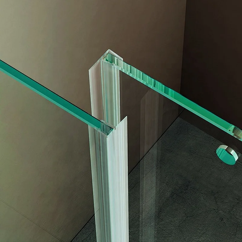Elegant Design S.S Frameless Square Double Sliding Shower Enclosure