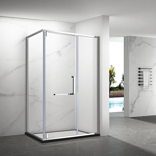 Bathroom Walk in Square Shower Enclosure Modern Design Glass Shower Room