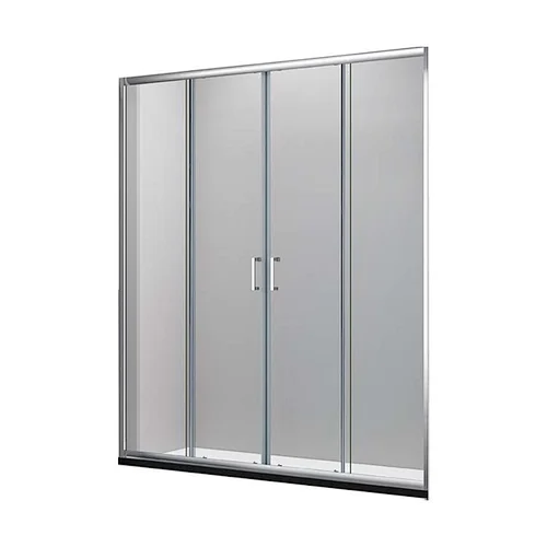 Low Price Aluminum Section Shower Enclosure 4 Panel Glass Shower Door