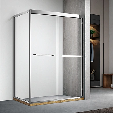 High Quality Stainless Steel 8mm Modern Shower Enclosure American Hotel Luxury Sliding Shower Door Cabin