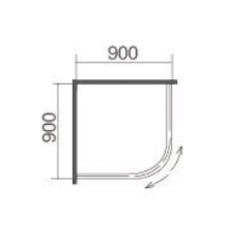Factory Direct Sale Wholesale With Frame Sector Double Sliding Shower Enclosure