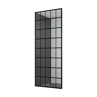 European Market bathroom black frame 8mm glass thickness shower screen