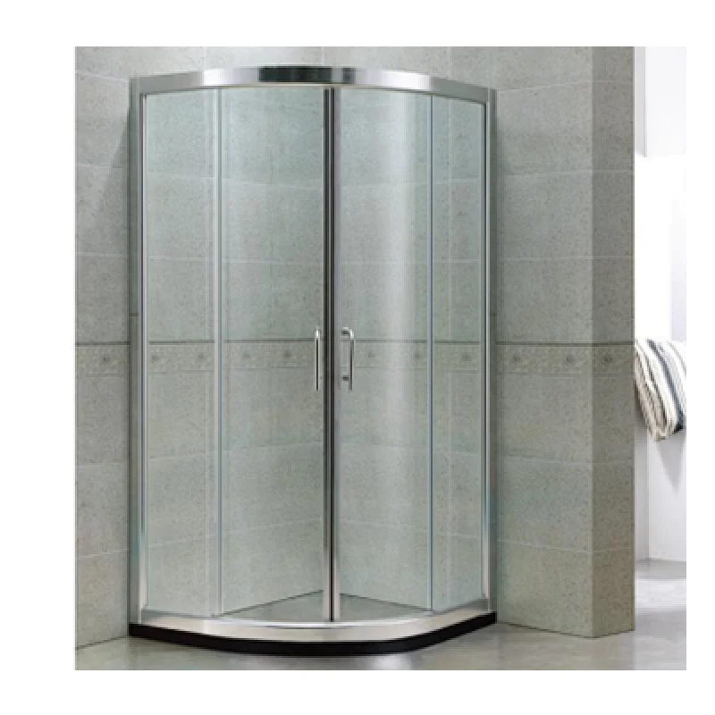 Factory Direct Sale Wholesale With Frame Sector Double Sliding Shower Enclosure