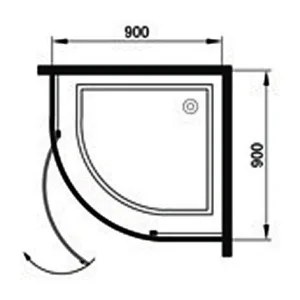hot sale european market standard aluminium alloy sector hinge shower cabinet, shower room, shower stall
